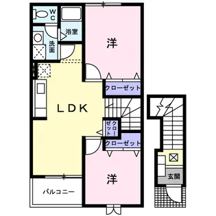 セトルサーノ【2階】の間取り