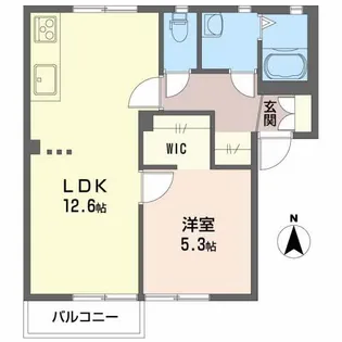 エトワールK B【1階】の間取り