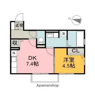 よろづや5B【1階】の間取り