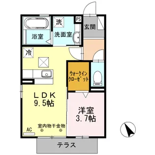 キサラギ【1階】の間取り