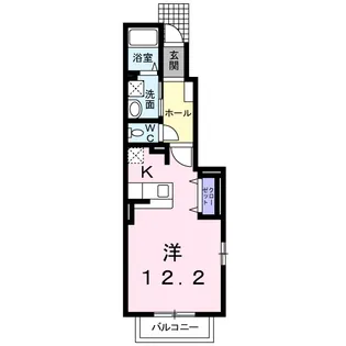グランシャリオ 大室【1階】の間取り