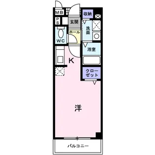 レールサイド木村【2階】の間取り