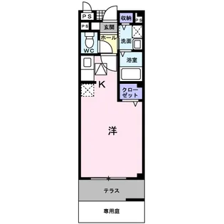 ラフィネ【1階】の間取り