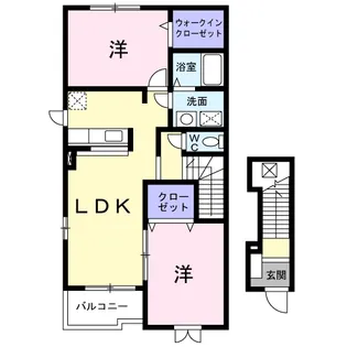 ノアエ・コーム 川久保【2階】の間取り