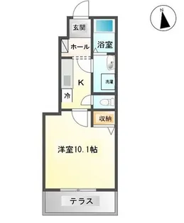 ショコラ【1階】の間取り