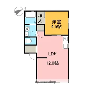 フレグランス加藤【101号室】の間取り