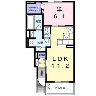 チトニア【1階】の間取り
