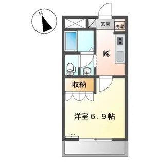 プランドール・モコ【2階】の間取り