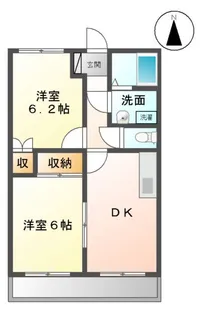 ミルキーウェイ【1階】の間取り