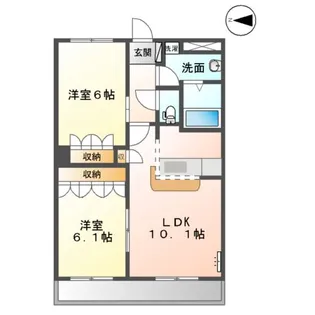 リヴィエール【1階】の間取り