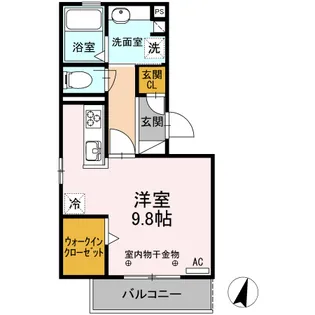 ルーモ【2階】の間取り