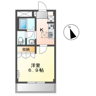 ラ.フォンテーヌ【2階】の間取り