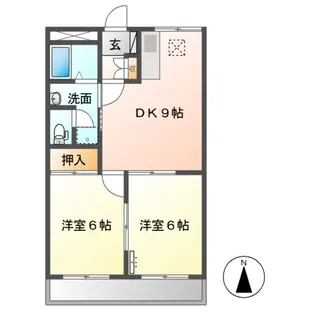 ミロワールM【1階】の間取り