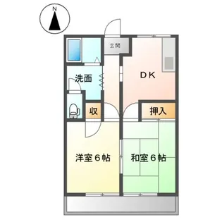 グリーンヒル和【1階】の間取り