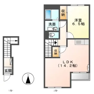ルヴィーナ【2階】の間取り