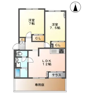 コンフォースFUJI【1階】の間取り