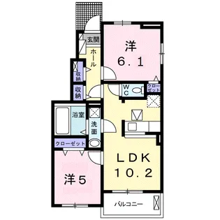 オリジン【1階】の間取り