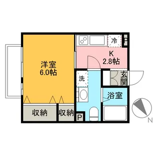 レ・フレール N【1階】の間取り