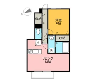 リジェール【1階】の間取り