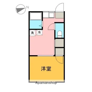 コーポリマ【105号室】の間取り