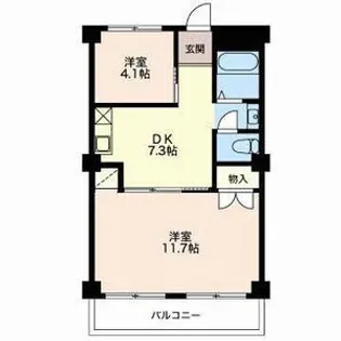 宮本ビル【4階】の間取り