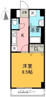 1Kの間取り画像