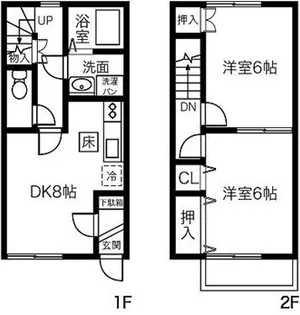 CLAIR II【2階】の間取り