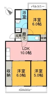 フォーリストアイランド【103号室】の間取り