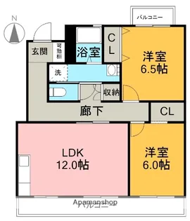 コーポ稲垣B【202号室】の間取り
