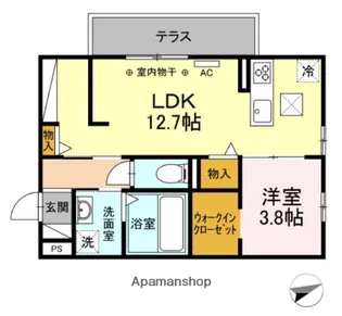 GRACIA【1階】の間取り