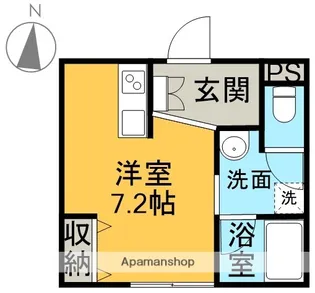 エミライズ【101号室】の間取り
