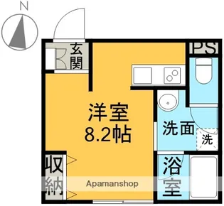 エミライズ【103号室】の間取り