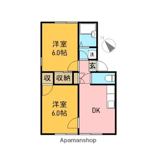 パールハイツ【1階】の間取り