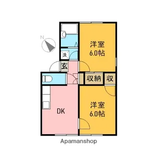 パールハイツ【101号室】の間取り