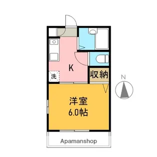 ルミエール峰【D202号室】の間取り