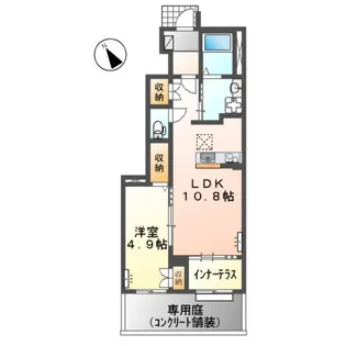 バイオレットヒルズ【1階】の間取り