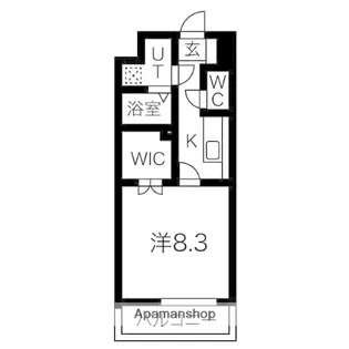 ヴィガラス吉原【4階】の間取り