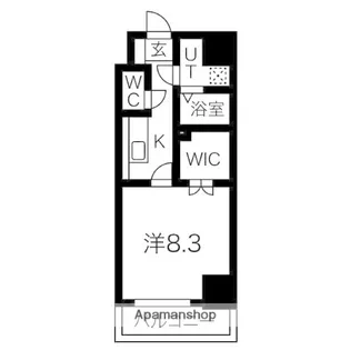 ヴィガラス吉原【7階】の間取り
