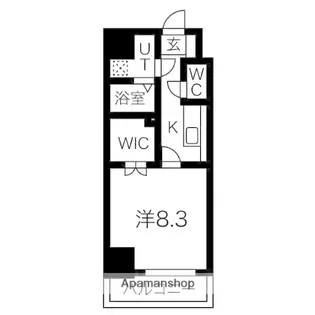 ヴィガラス吉原【7階】の間取り