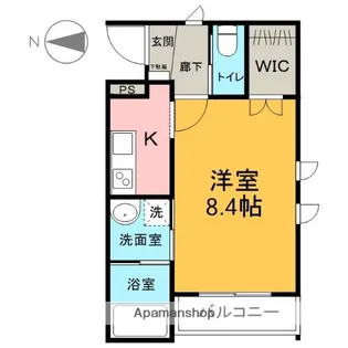 シュタットフルスⅠ【203号室】の間取り