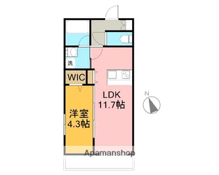 VⅡメゾン【203号室】の間取り