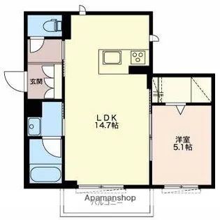 カナルヴィラ【301号室】の間取り