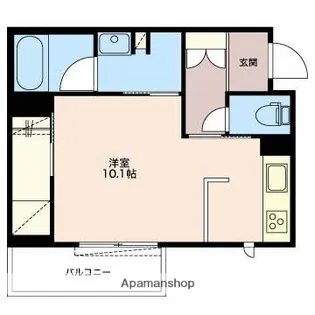 カナルヴィラ【102号室】の間取り