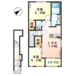 アヴェニール【2階】の間取り