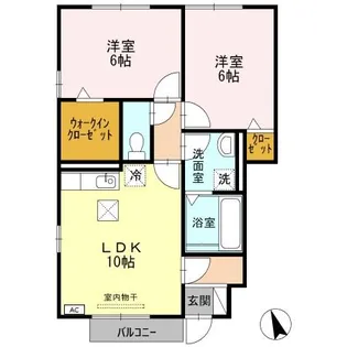 WIT’S FUJIYAMA(ウィッツフジヤマ) B【1階】の間取り