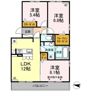 エスペランサIV【2階】の間取り