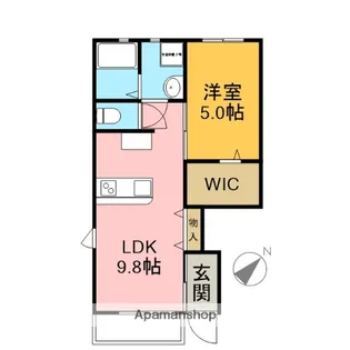 LOTUS森島1【1階】の間取り