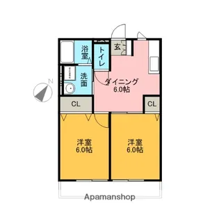 ツェントラム【2階】の間取り
