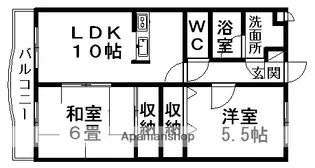 誠進館【303号室】の間取り
