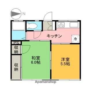 カオル【101号室】の間取り